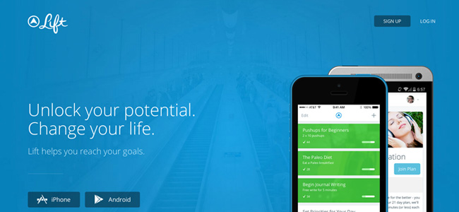 Lift app. My daily habit tracker.