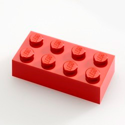 2x4 Lego brick